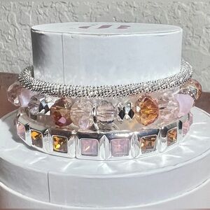 🍑 Bomb Party “She’s a Peach” Bracelet Stack | Spring 2024 | MSRP $122